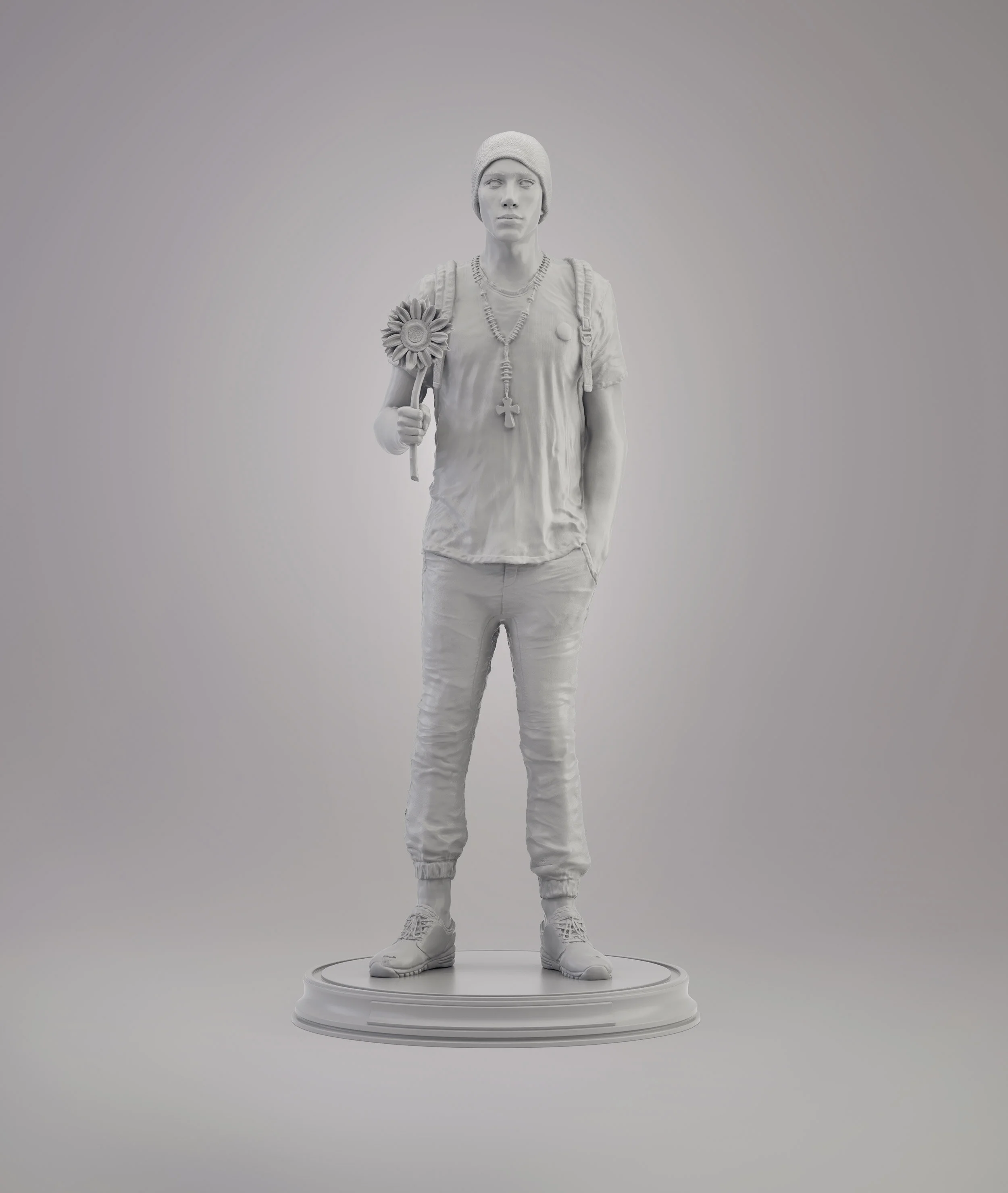 Full-length 3D model of Joaquin Oliver