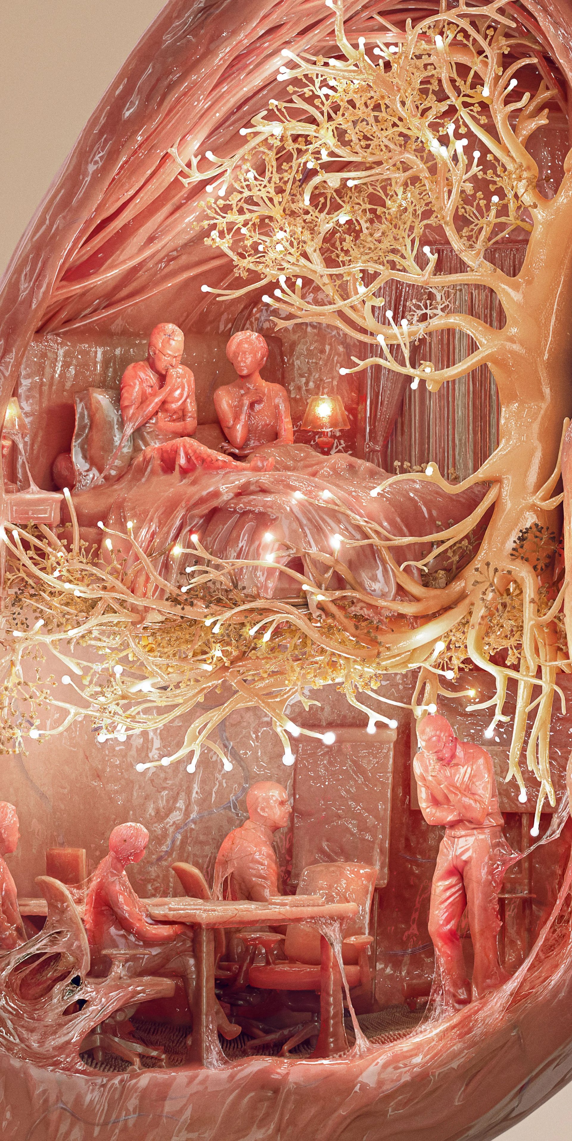 Detailed anatomical lung campaign visual